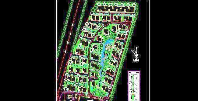 馨苑广场园林景观绿化设计施工图装饰装修素材免费下载(图片编号:1996