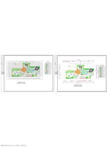 屋顶花园绿化设计平面图图片-